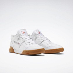 Reebok Workout Plus White/Carbon/Red Women