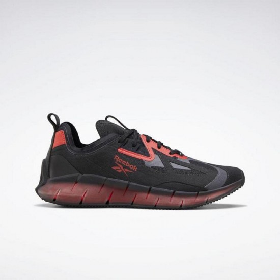 Reebok Zig Kinetica Black/Grey/Red Men